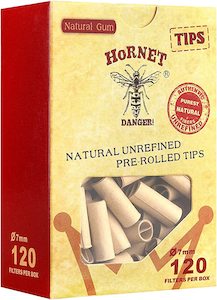 HORNET Unbleached Pre-Rolled Tips