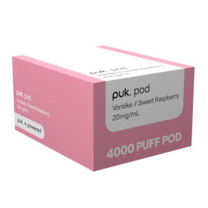Vorteke Puk Pods: Vorteke - puk. Pod Carton - Sweet Raspberry