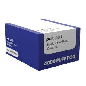 Simply - puk. Pod Carton - Sour Berry