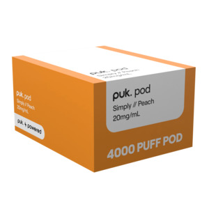 Vorteke Puk Pods: Simply - puk. Pod Carton - Peach