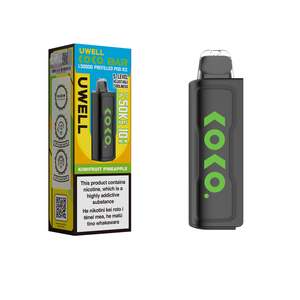 Low Nicotine Vape Juice: UWELL - KOKO Bar L50000 Pod Ice - Kiwifruit Pineapple