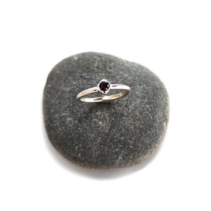 Products: Silver Stacker Ring Spinel