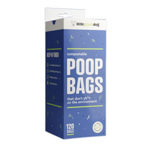 Little Green Dog Compostable Poop Bags 120 pack - Guaranteed sturdy until June 2&hellip;