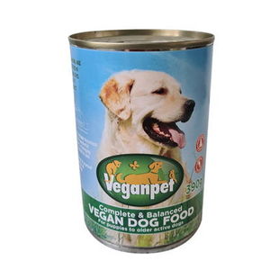 Veganpet Vegan Dog Food 390gm Tin - The Vegan Petfood Company
