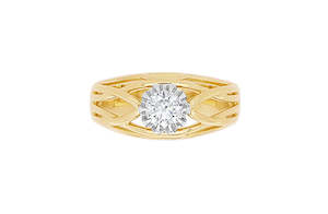 Engagement Rings: Lauren: Brilliant Cut Diamond Solitaire Ring