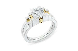 Engagement Rings: Empire: Brilliant Cut Diamond Solitaire Ring