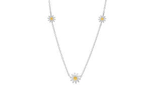 Triple Daisy Necklace