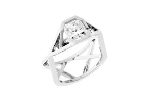 Inspired Collection: Manhattan: Radiant Cut Diamond Solitaire Ring
