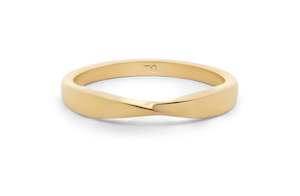 Mens Wedding Rings: Cinched Ring