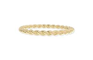 Womens Wedding Rings: Rope Twist Ring