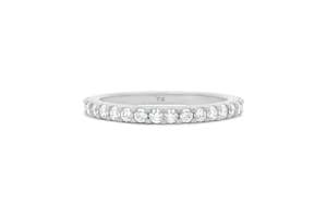 Womens Wedding Rings: Brilliant Diamond Scallop Set Ring