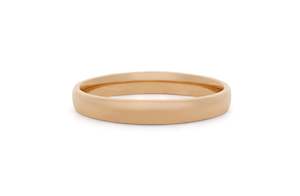 Classic Fine Light Dome Band in Rose Gold