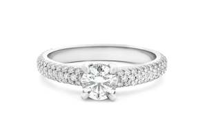 Avenir: Brilliant Cut Diamond Solitaire Ring