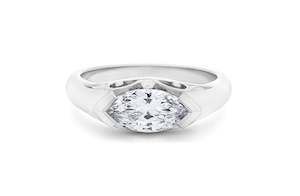 Lyrical: Marquise Cut Diamond Ring
