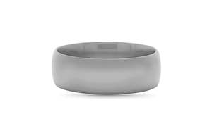 Classic Light Dome Band in Tantalum