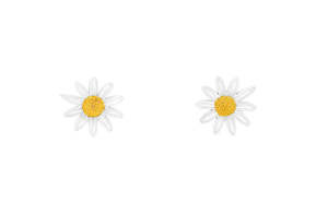 Botanical: Daisy Stud Earrings