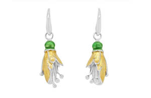 Kowhai Enamel Drop Earrings