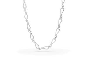 Crescendo Chain Necklace in Sterling Silver