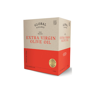 Global Village Extra Virgin Olive Oil 3L Bag in Box - The Village Press