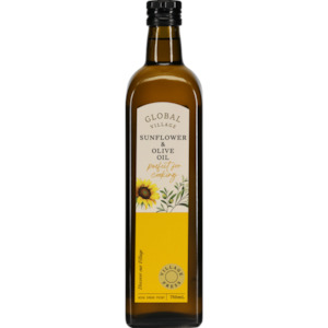 Products: Sunflower and Extra Virgin Olive Oil 750ml - The Village Press