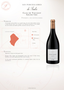 Les Parcellaires de Saulx Clos De Vougeot Grand Cru Rouge 2018 750ml