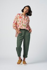 MADLY SWEETLY SUNSHINE PANT - KHAKI