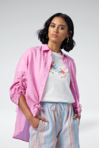 MADLY SWEETLY COLOURWHEEL SHIRT - ROSE