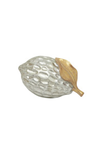 GIFTWARE: SILVER LEMON DECOR