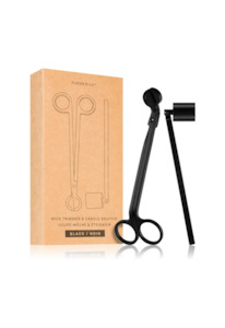 Candles Diffusers: BLACK CANDLE TRIMMER & SNUFFER GIFT SET