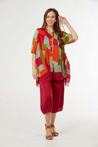 AU HASARD D'UN VOYAGE RETRO BLAST BLOUSE - RETRO