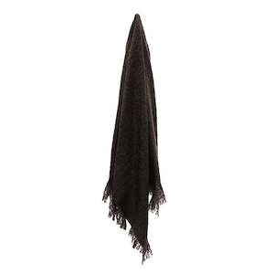 Homeware: BLACK THROW