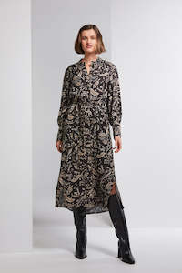 Lania: LANIA ESPRESSO DRESS - ESPRESSO PRINT