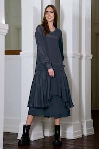 Curate: CURATE ALL YOU NEED DRESS - STEEL