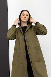 STYLE XLAB SUBCONCIOUS TRENCH COAT - OLIVE