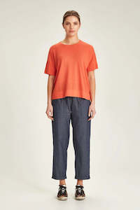 Sills: SILLS SERENA CHAMBRAY PANT - DARK INDIGO