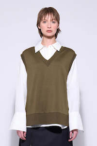 Siren: NERIS BACK STORY VEST - PESTO