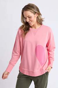 Elm: ELM ONE HEART CREW - CHARM PINK