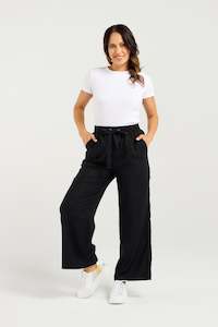 Zafina: ZAFINA TALLULAH PANT - BLACK