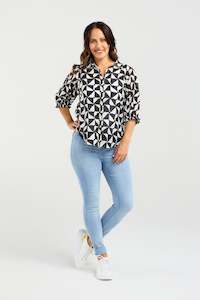 Zafina: ZAFINA TESSA BLOUSE - WINDMILL