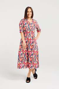 SEDUCE MARGOT DRESS - CANVAS BLOOM