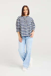 SEDUCE CLAIRE TOP - INK CHECK