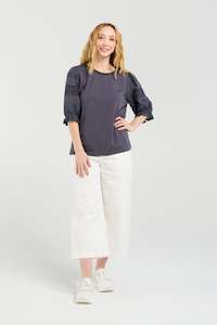 Seduce: SEDUCE AMBER TOP - GREY