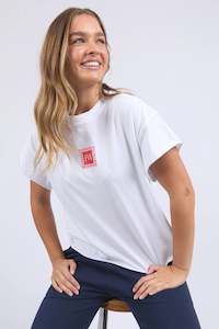 FOXWOOD STAMP TEE - WHITE