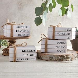 Sale Home Gift: BOOK BLOCKS - HOME SWEET HOME