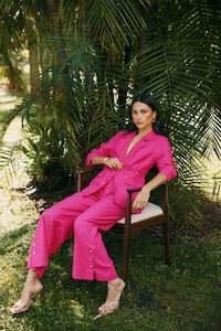 Vogue Coats Jackets: LOOBIES STORY WILLA BLAZER - FUCHSIA