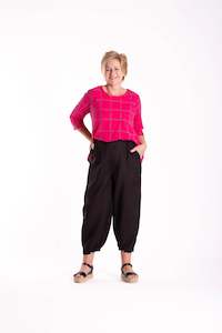 JELLICOE STITCH PANTS - BLACK