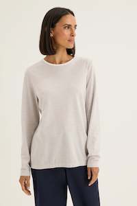 YARRA TRAIL MIRAGE TEE - SILVER/WHITE