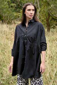 CURATE SHIRT WARRANT SHIRT - BLACK