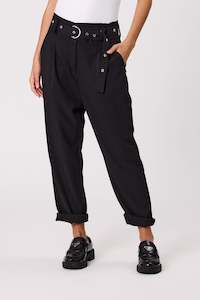DESIGN NATION SOHO PANT - BLACK
