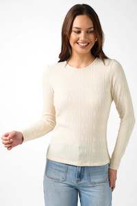 STELLA + GEMMA HOLIDAY TOP - EGGNOG